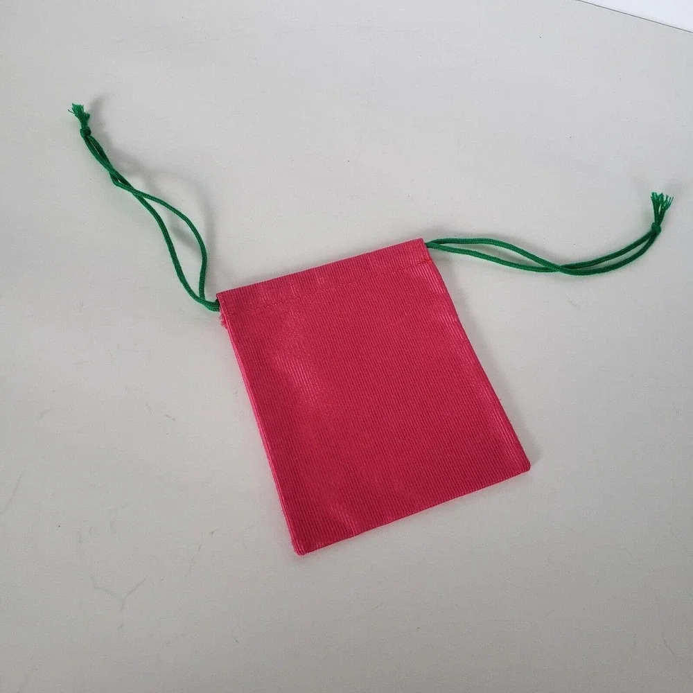 Kenzo Paris Dust Bag Small Pink‎ Green Pouch Drawstring 3x4